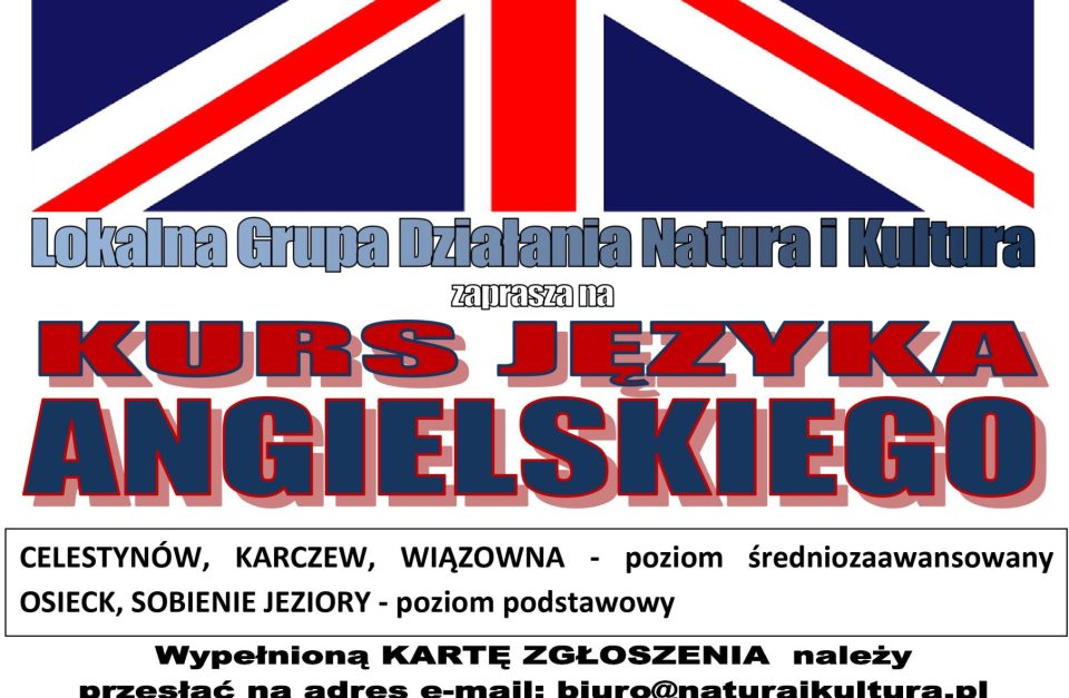 plakat angielski