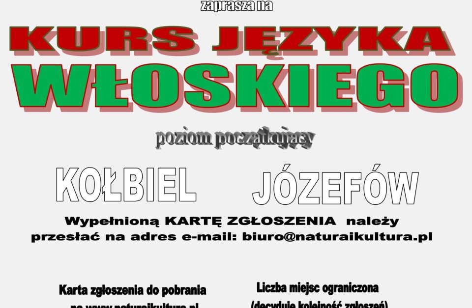 plakat włoski